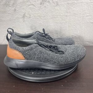 Johnston & Murphy Amherst Men's Size 10M Dark Grey Wool Lace Up Casual Shoes